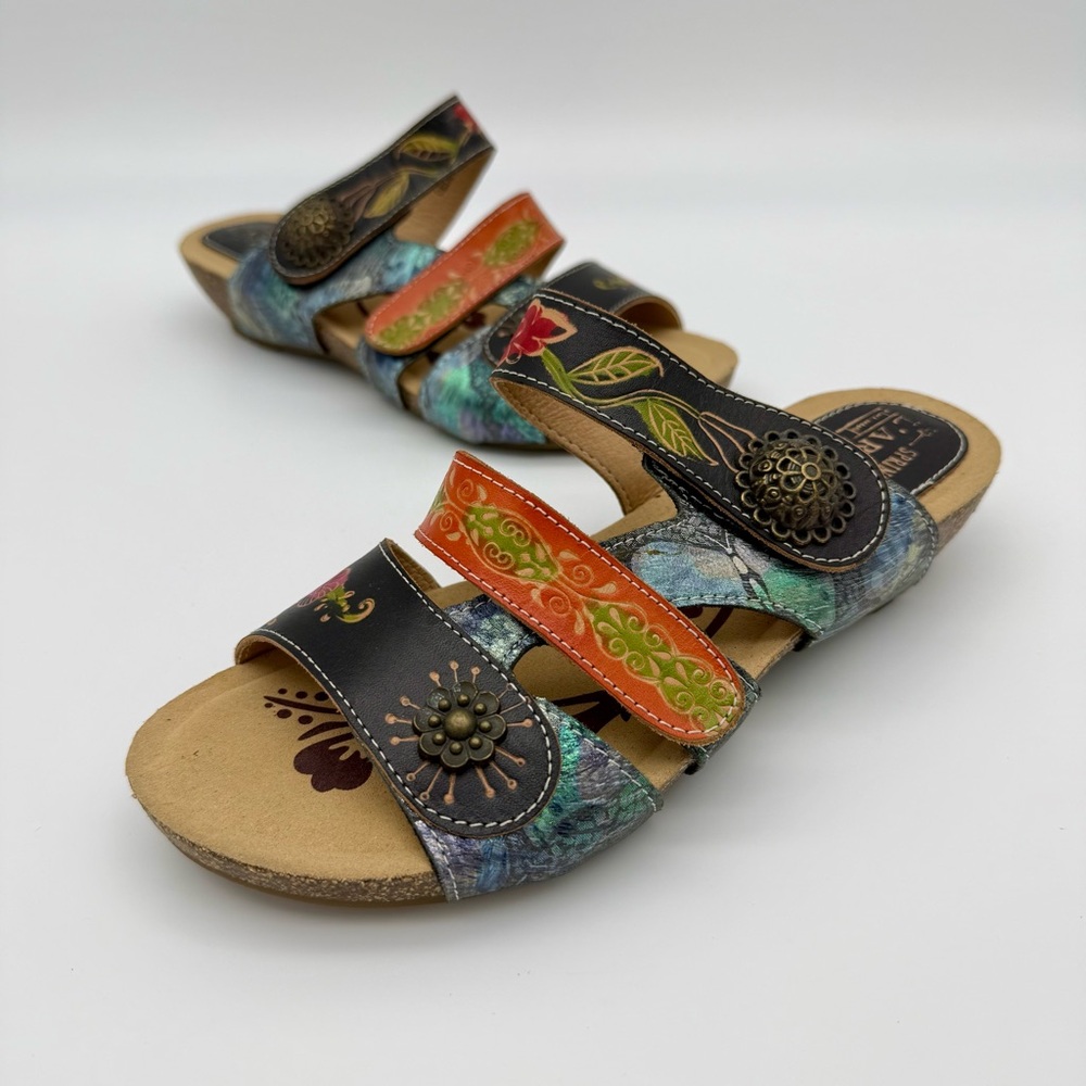 L’Artiste by Spring Step Jamila Slide Sandal Size 38 (US 7.5 - 8)